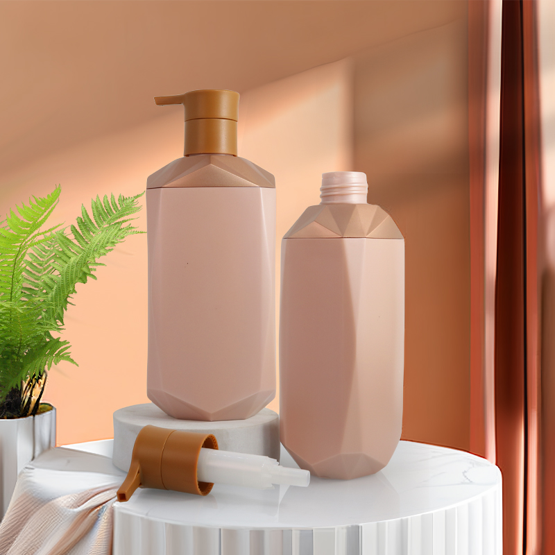 SJE-1829 450ml PE圆肩瓶 白底实拍