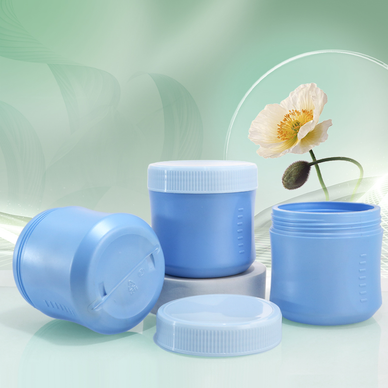 SJE0024 300ml PE矮胖罐 白底实拍