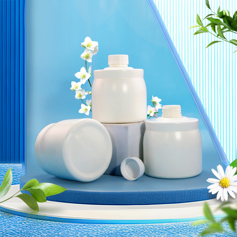 SJE0025 500ml PE直身瓶 白底实拍