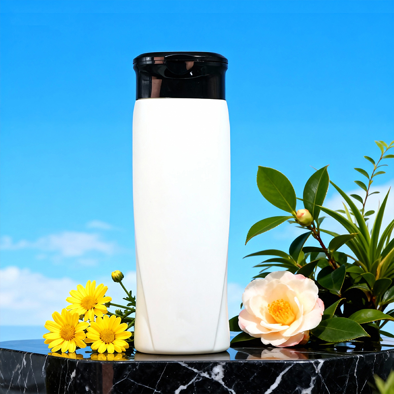 SJE0040 400ml PE直身瓶 白底实拍