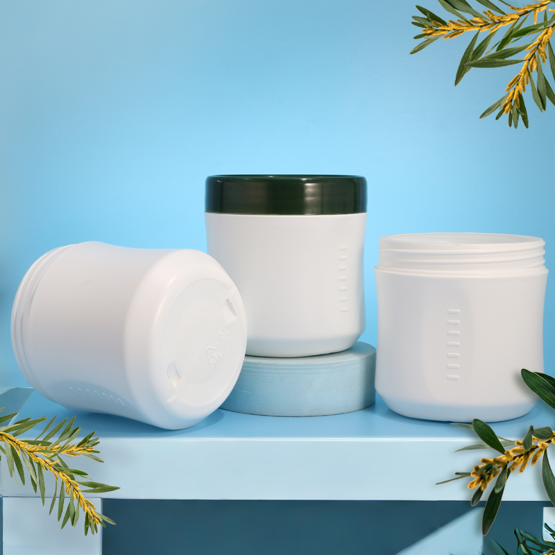 SJE0127 500ml PE矮胖罐 白底实拍