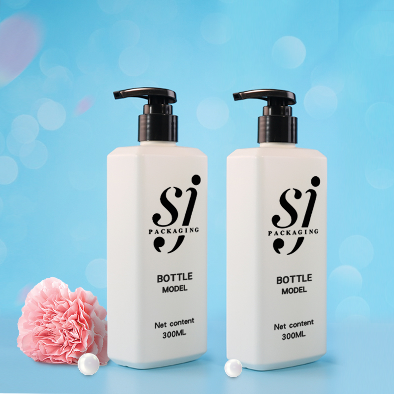 SJE0158 300ml PE直身瓶 白底实拍