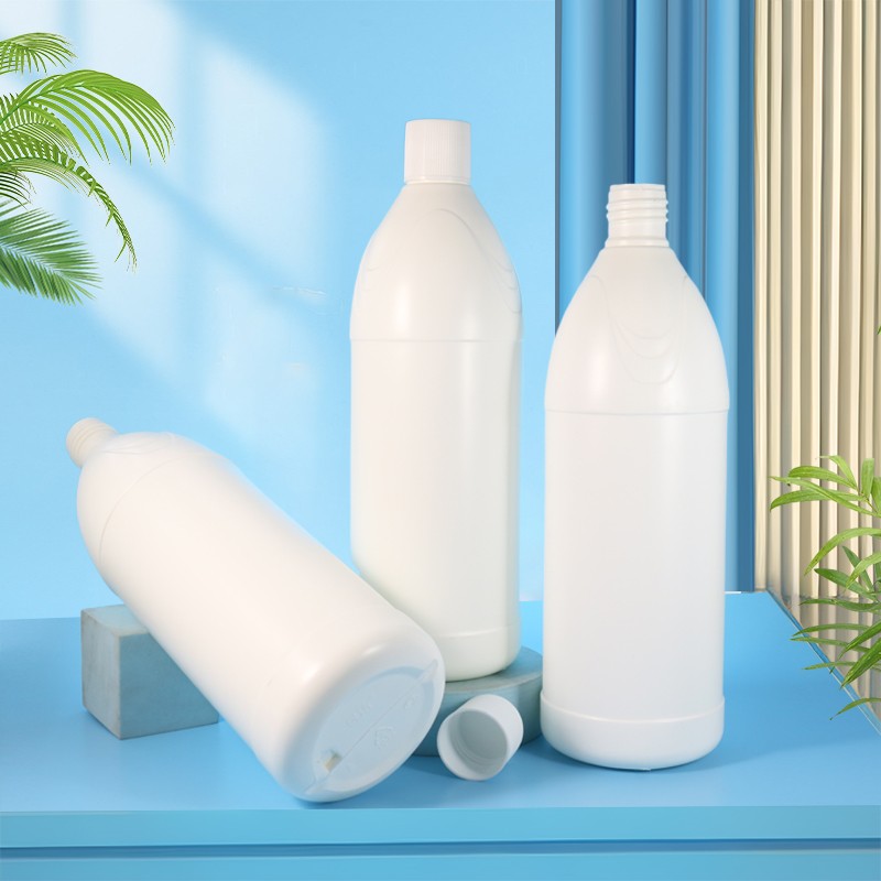 SJE0169 900ml PE圆肩瓶 白底实拍