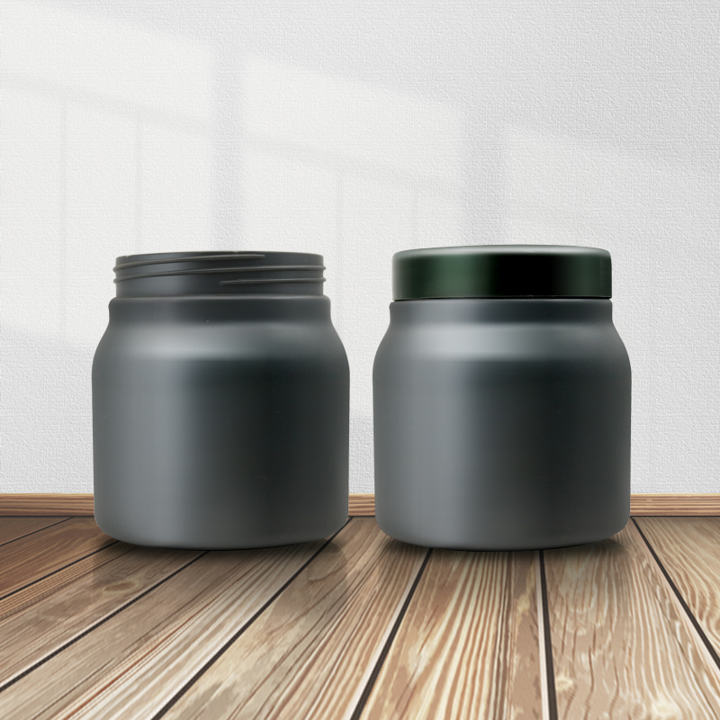 SJE0193 800ml PE矮胖罐 白底实拍