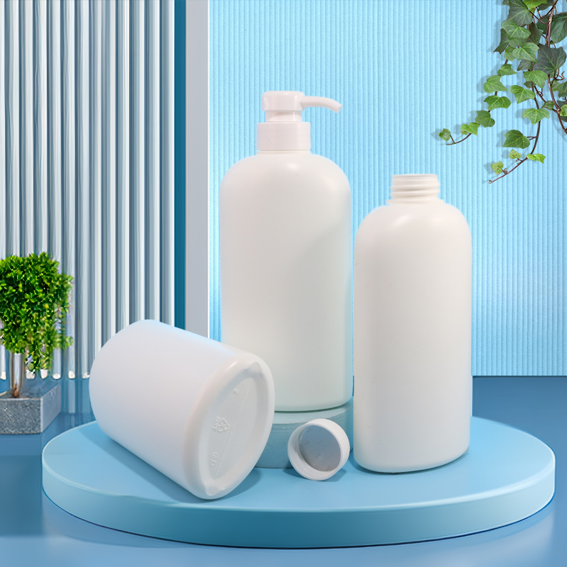 SJE0194 500ml PE直身瓶 白底实拍