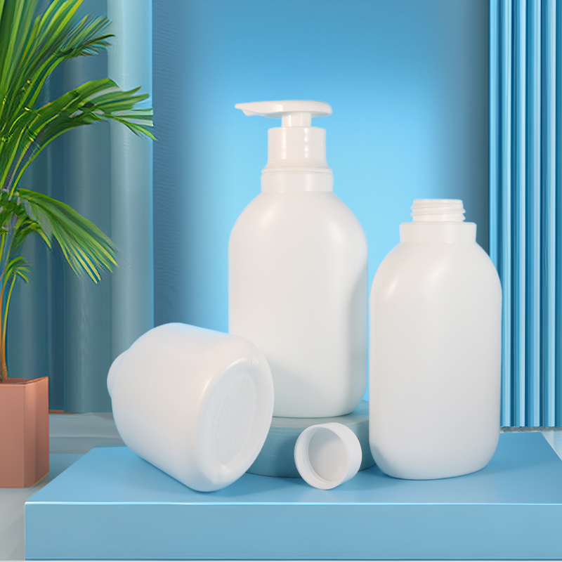 SJE0217 500ml PE矮胖罐 白底实拍