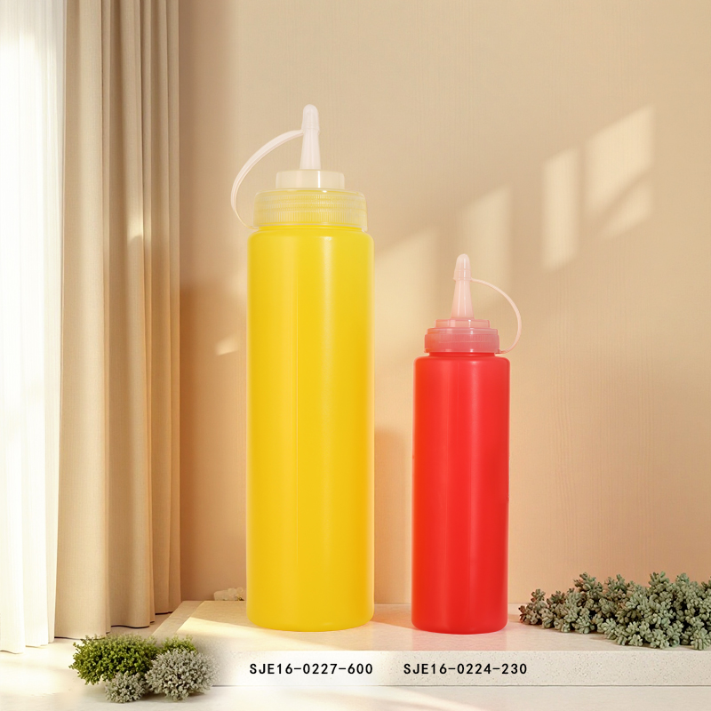 SJE0227 600ml PE直身瓶 白底实拍