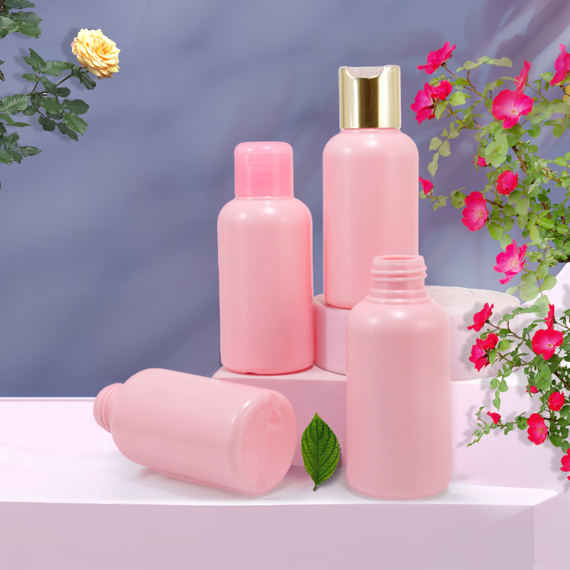 SJE1651 100ml PE圆肩瓶 白底实拍