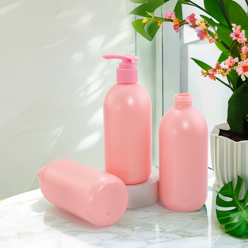 SJE1654 300ml PE圆肩瓶 白底实拍