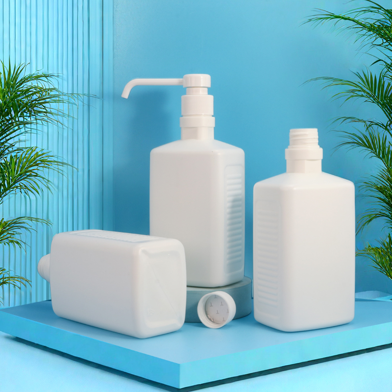 SJE1699 500ml PE圆肩瓶 白底实拍