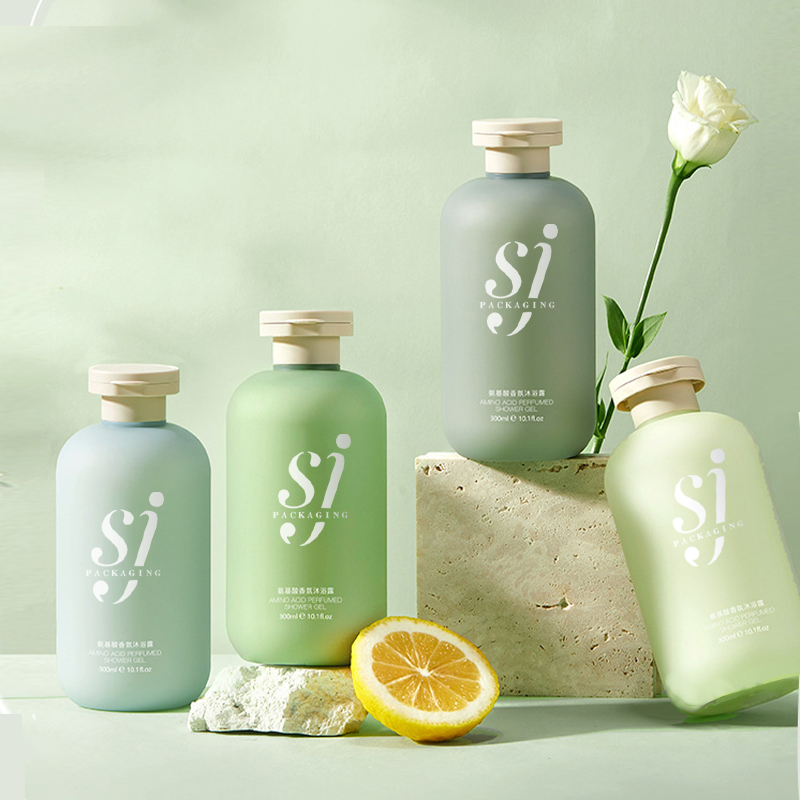 SJE1721 300ml PE直身瓶 白底实拍