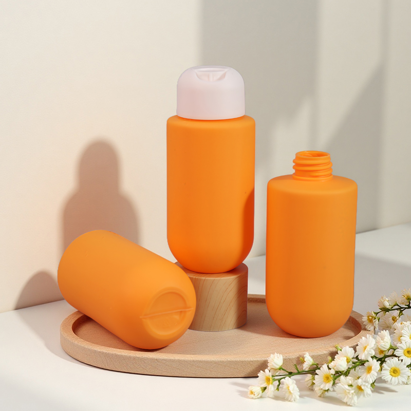 SJE1887 100ml PE圆肩瓶 白底实拍