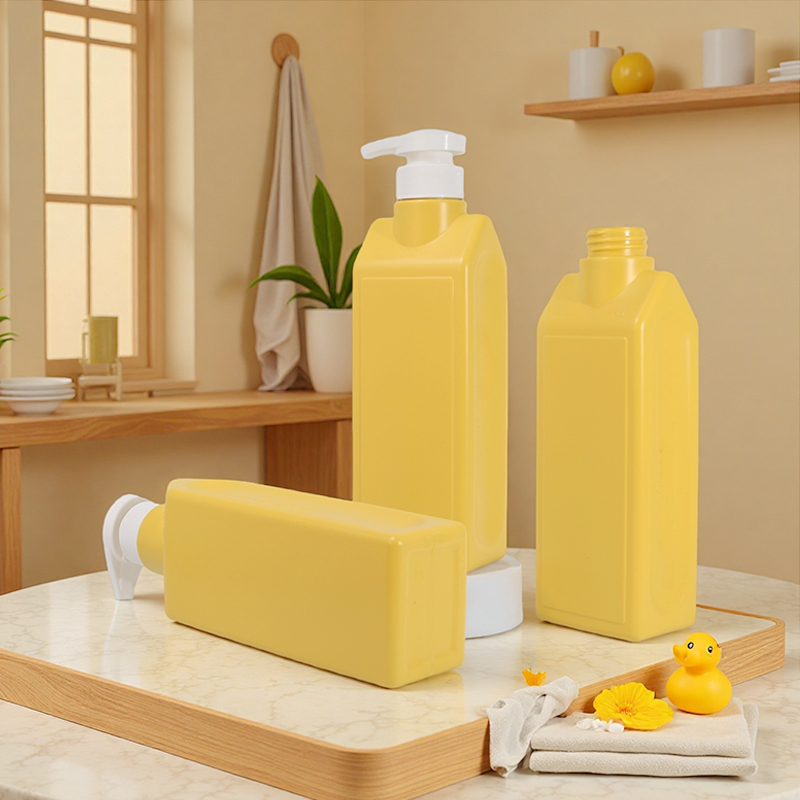 SJE1899 500ml PE直身瓶 白底实拍