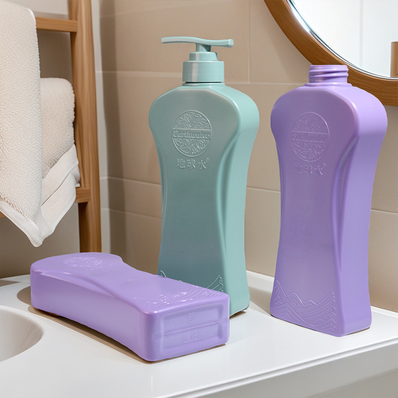 SJE1900 500ml PE圆肩瓶 白底实拍