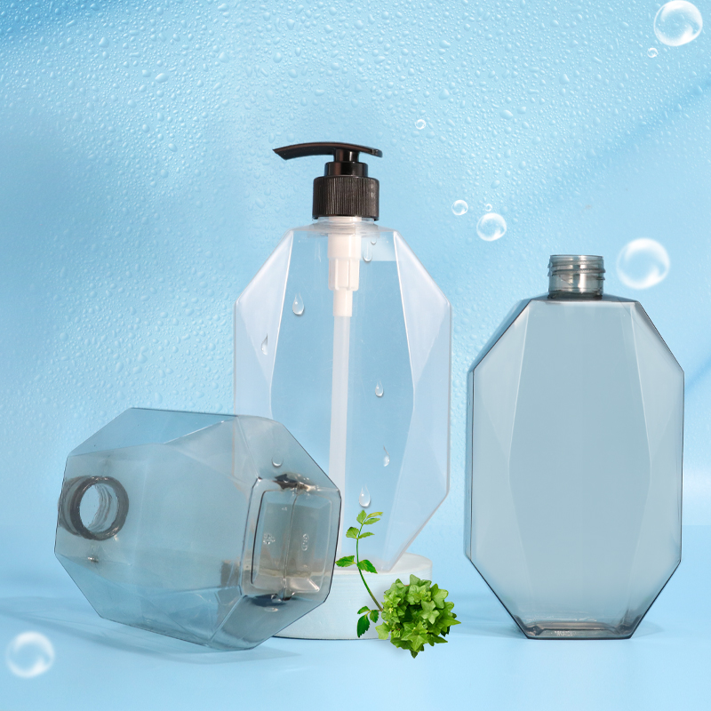 SJE1687 500ml PETG矮胖罐 白底实拍